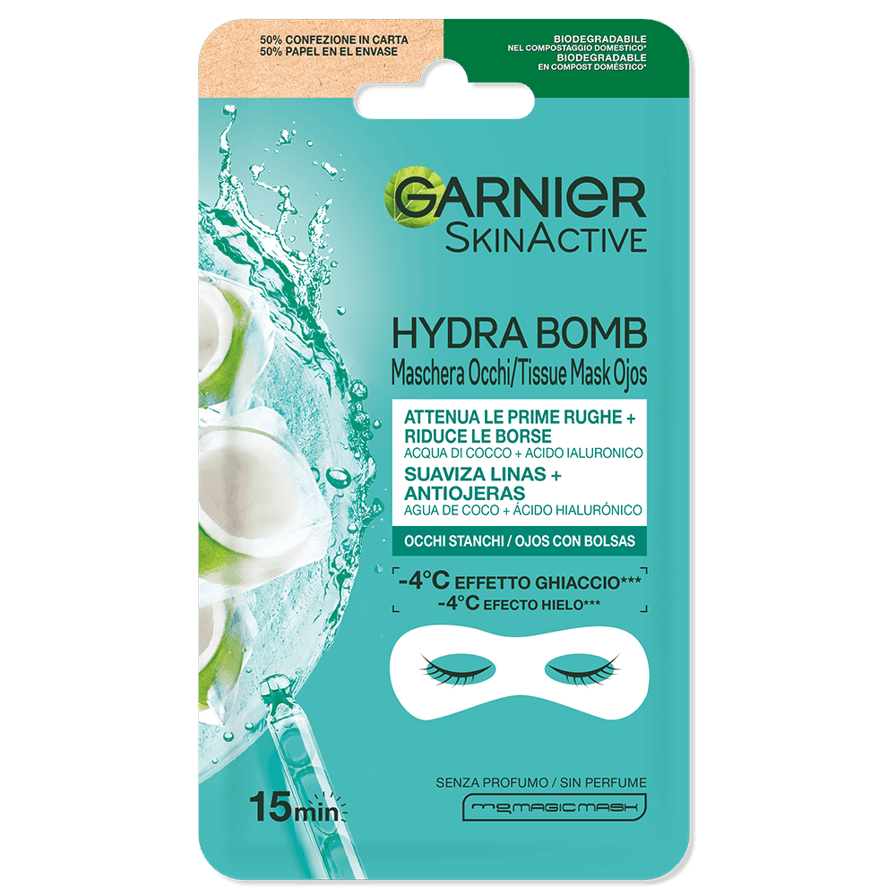 GARNIER SKINACTIVE MASCHERA CONTORNO OCCHI HYDRA BOMB