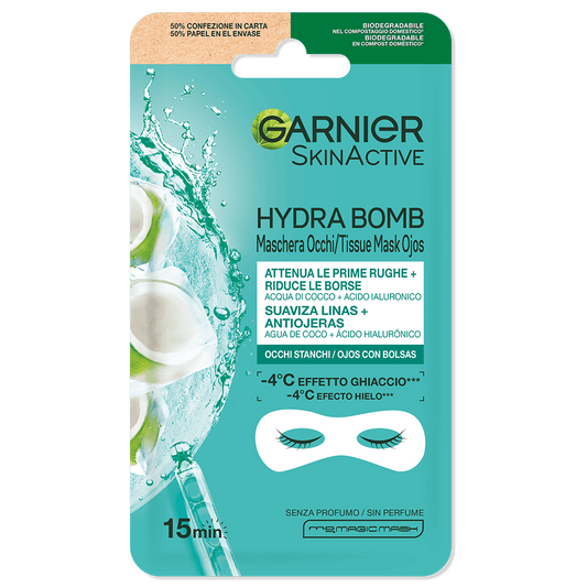 GARNIER SKINACTIVE MASCHERA CONTORNO OCCHI HYDRA BOMB