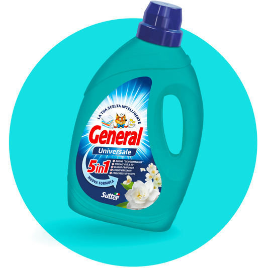 GENERAL DETERSIVO LAVATRICE FORMULA 5-in-1 - 60 LAVAGGI
