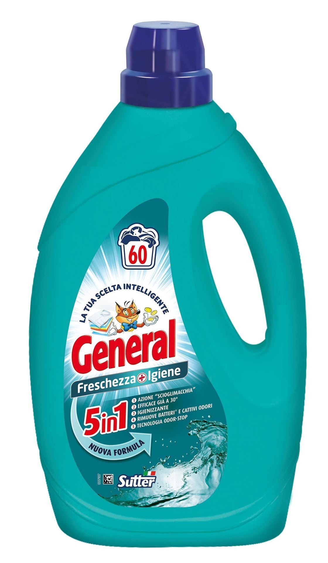 GENERAL DETERSIVO LAVATRICE FORMULA 5-in-1 - 60 LAVAGGI