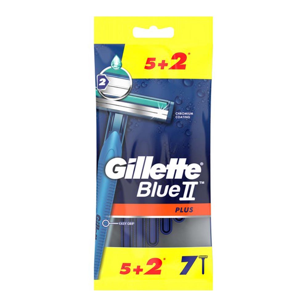 GILLETTE BLUE II PLUS - RASOI DOPPIA LAMA - 7 pz