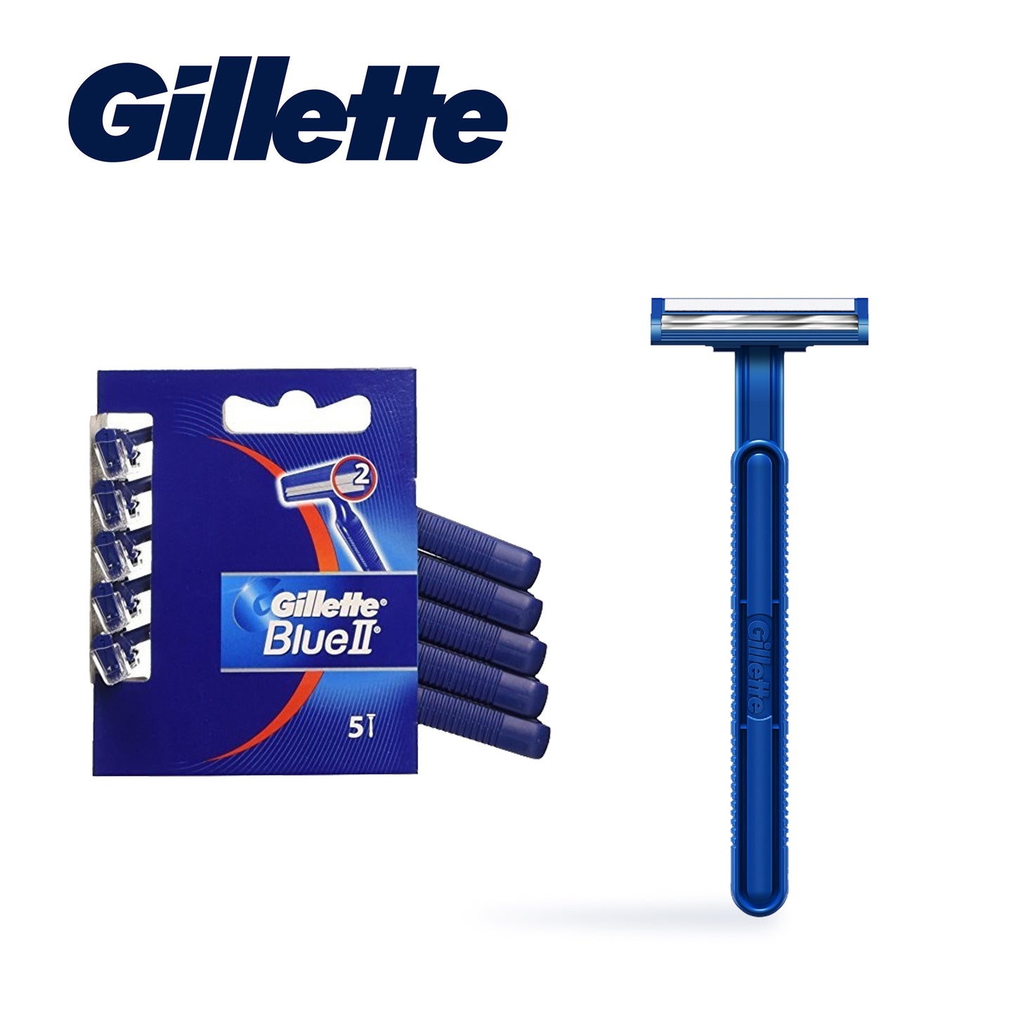 GILLETTE BLUE II RASOI DOPPIA LAMA - 5 pz