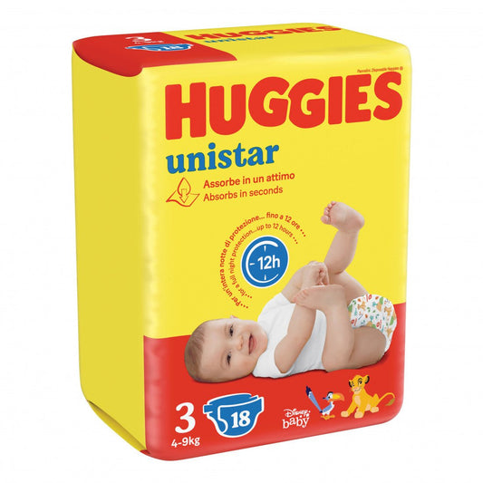 HUGGIES UNISTAR PANNOLINI - VARI FORMATI