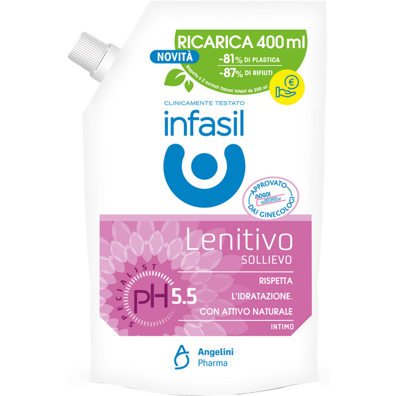 INFASIL DETERGENTE INTIMO CON EROGATORE - 200ml - VARI FORMATI