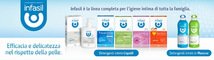 INFASIL DETERGENTE INTIMO CON EROGATORE - 200ml - VARI FORMATI
