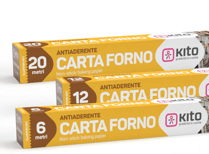 KITO CARTA FORNO ANTIADERENTE - VARI FORMATI