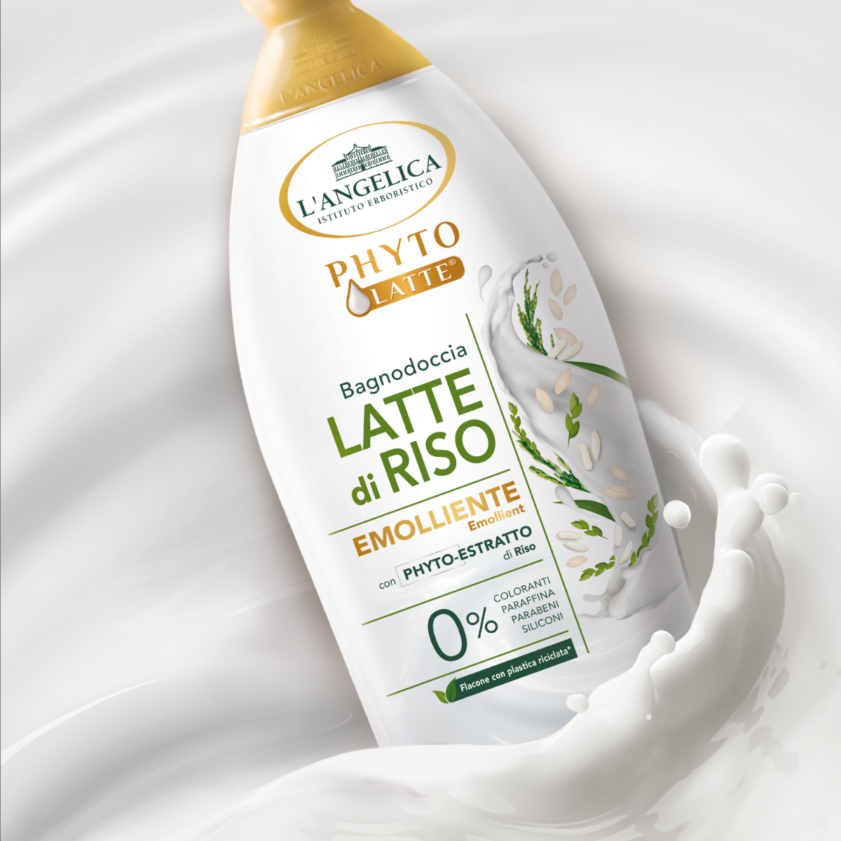 L’ANGELICA BAGNODOCCIA PHYTO LATTE - VARIE FRAGRANZE - 520 ml