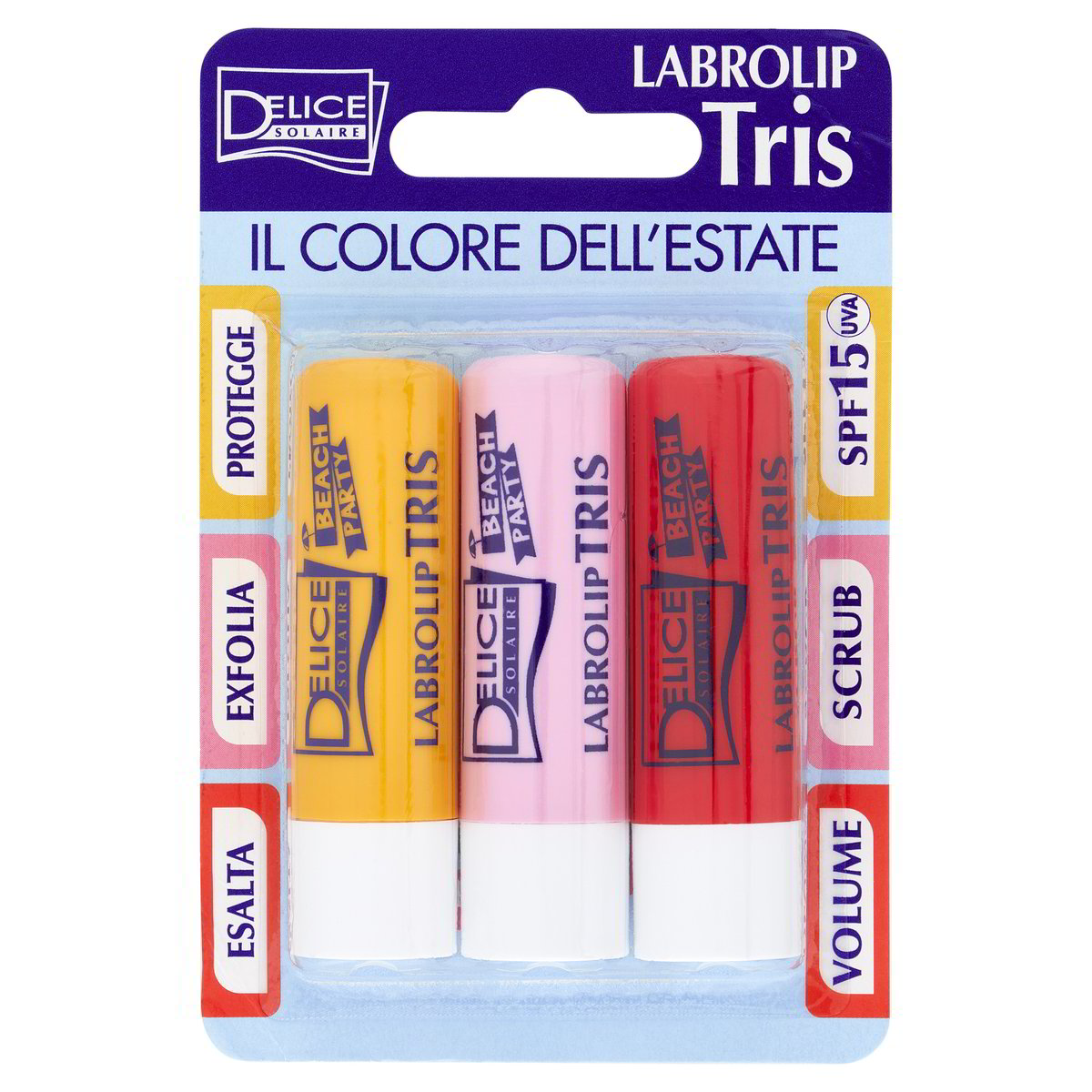 LABROLIP TRIS BALSAMO LABBRA VOLUME - SCRUB - PROTEZIONE