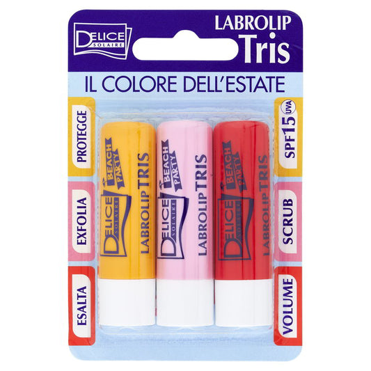 LABROLIP TRIS BALSAMO LABBRA VOLUME - SCRUB - PROTEZIONE