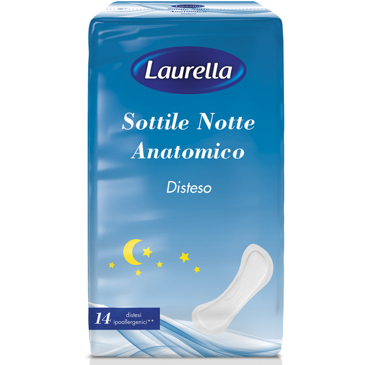 LAURELLA ASSORBENTI SOTTILI ANATOMICI NOTTE - 14pz