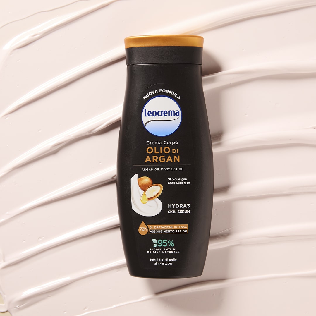 LEOCREMA CREMA CORPO OLIO DI ARGAN - 250 / 400 ml