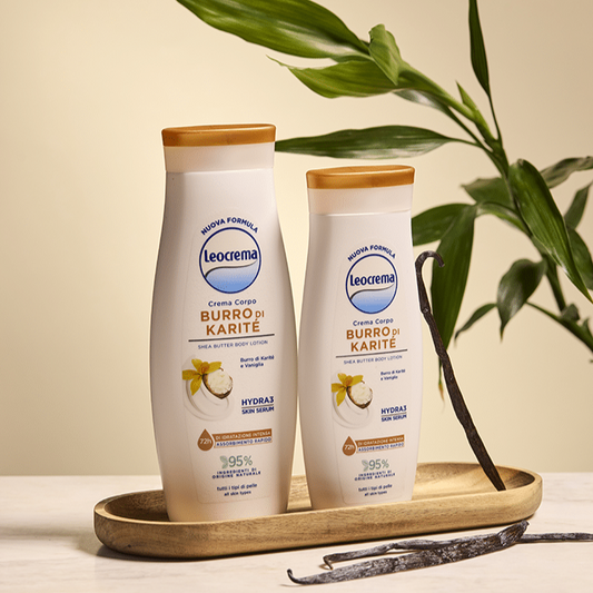 LEOCREMA CREMA CORPO BURRO DI KARITÉ - 250 ml / 400 ml