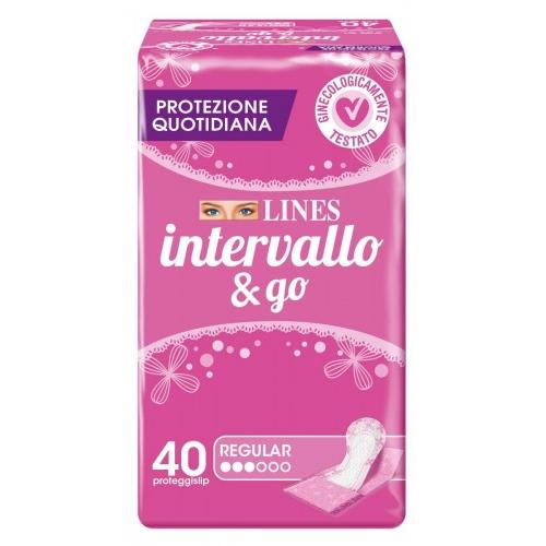 LINES INTERVALLO & GO PROTEGGI SLIP REGULAR - 40pz