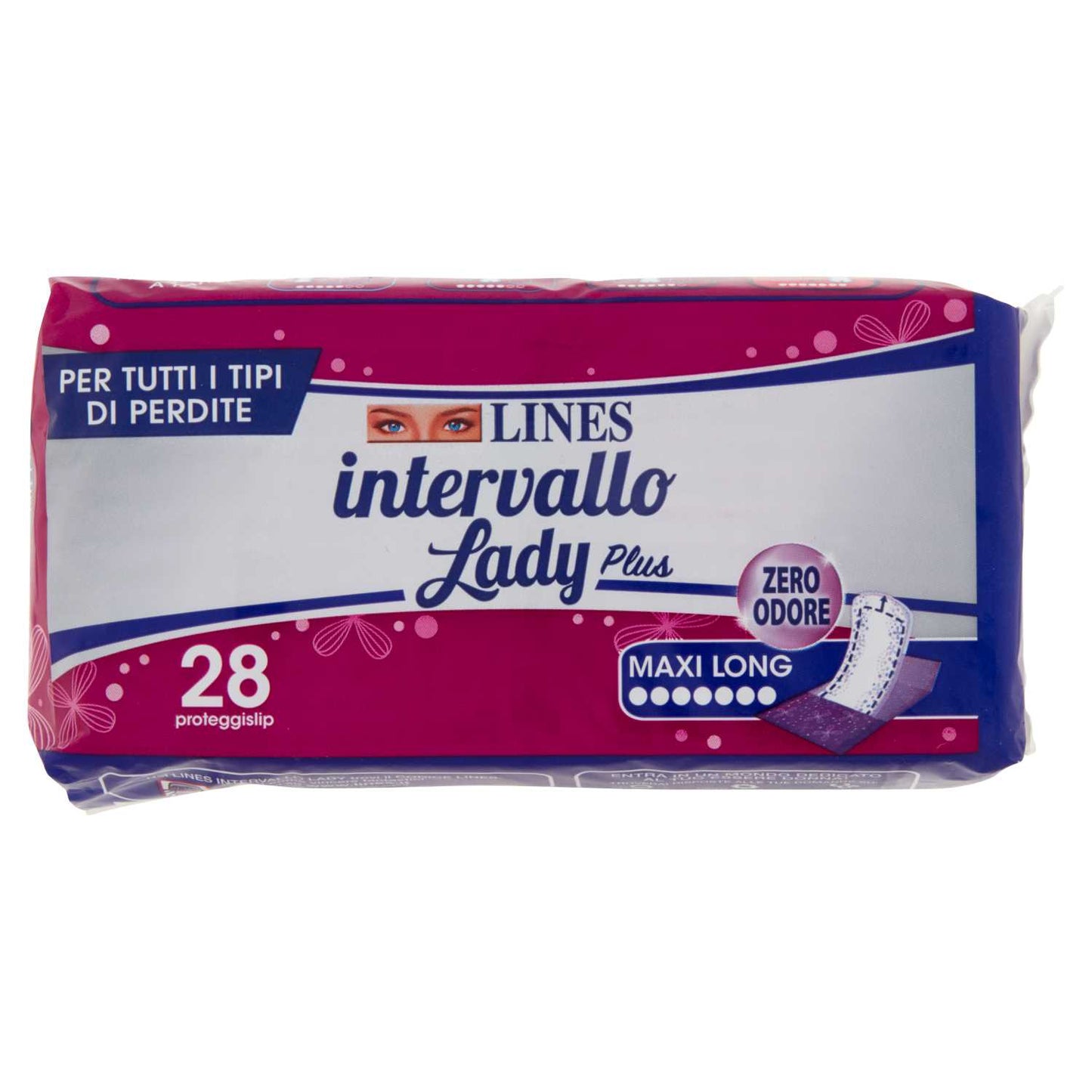 LINES INTERVALLO LADY PROTEGGI SLIP MAXI LONG - 28pz