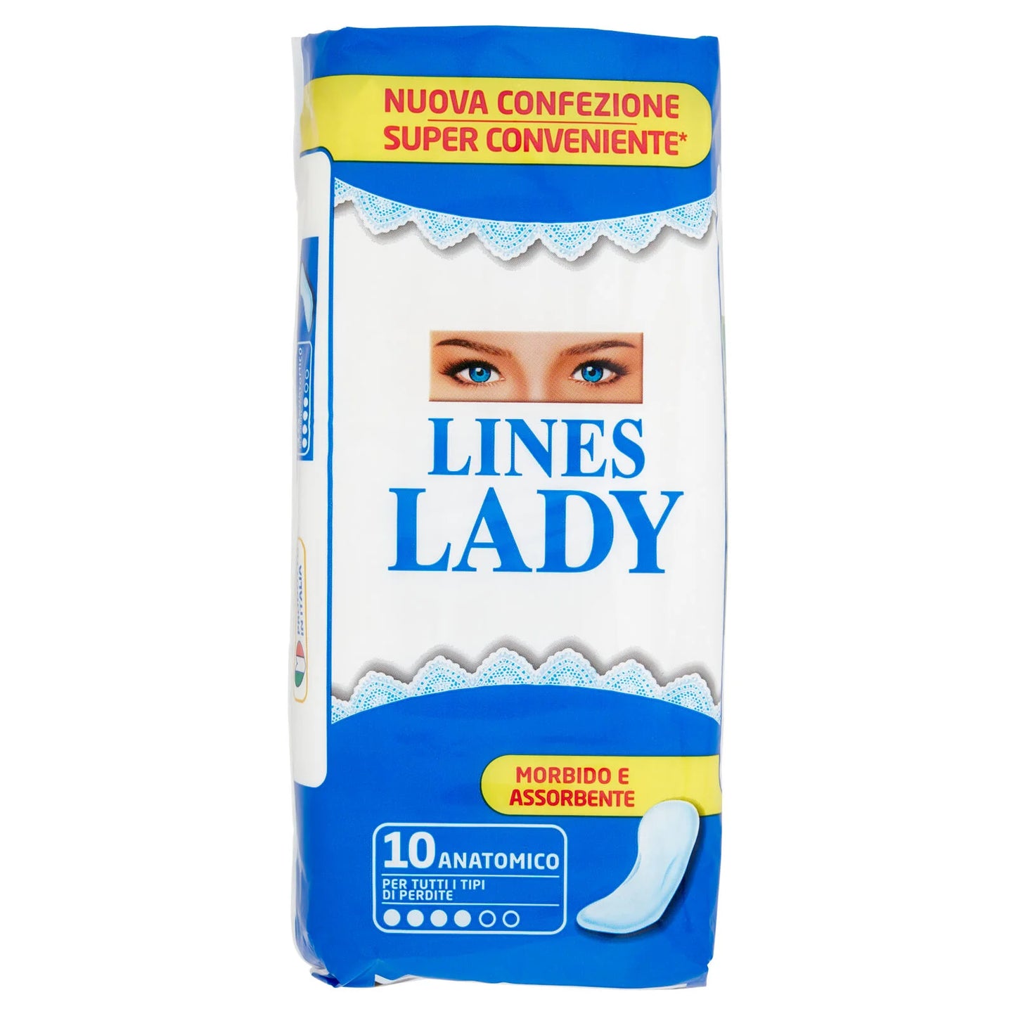 LINES LADY ASSORBENTI ANATOMICI - 10pz