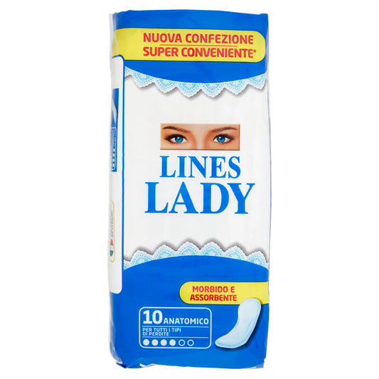 LINES LADY ASSORBENTI ANATOMICI - 10pz