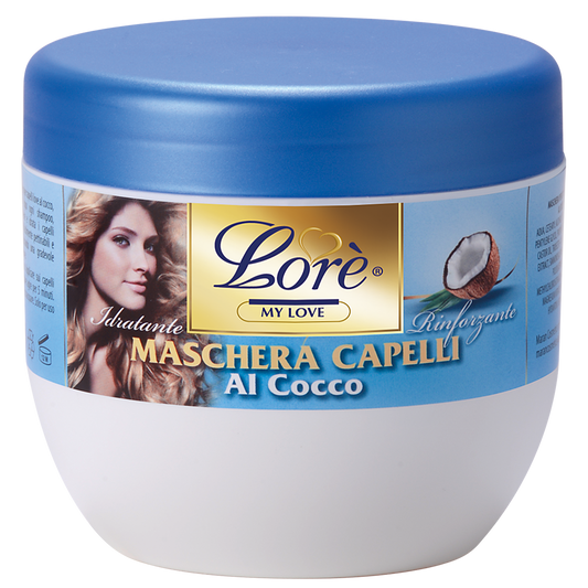 LORÈ MASCHERA CAPELLI MOSSI E RICCI - COCCO 500ml