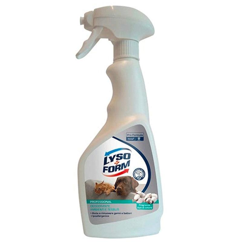 LYSOFORM SPRAY MULTIUSO - IGIENIZZANTE AMBIENTI E TESSUTI - 600ML