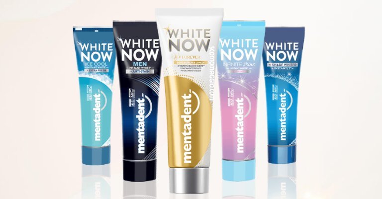 MENTADENT WHITE NOW DENTIFRICIO - 75ml