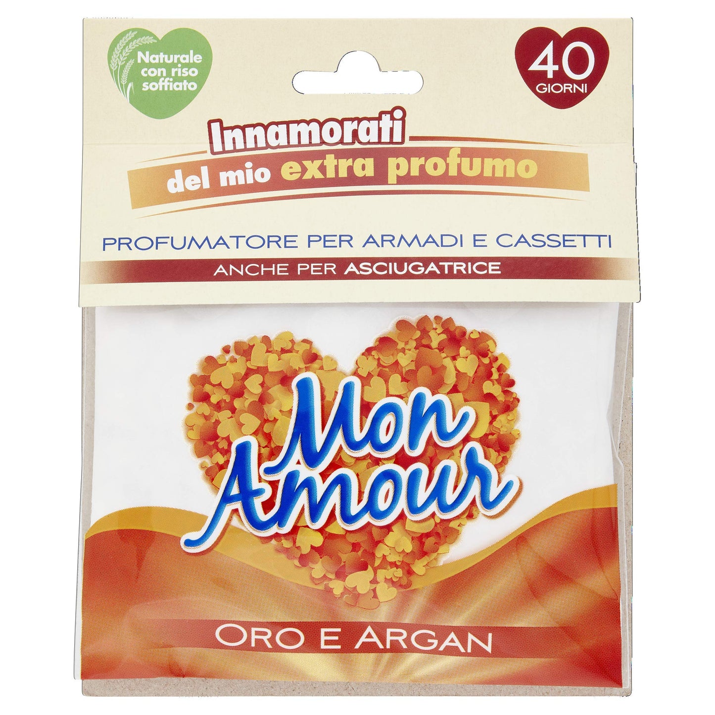 MON AMOUR SACCHETTO PROFUMATO - ORO E ARGAN