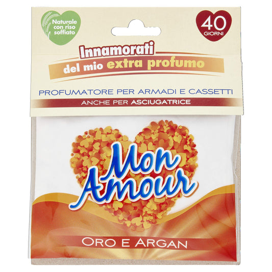 MON AMOUR SACCHETTO PROFUMATO - ORO E ARGAN