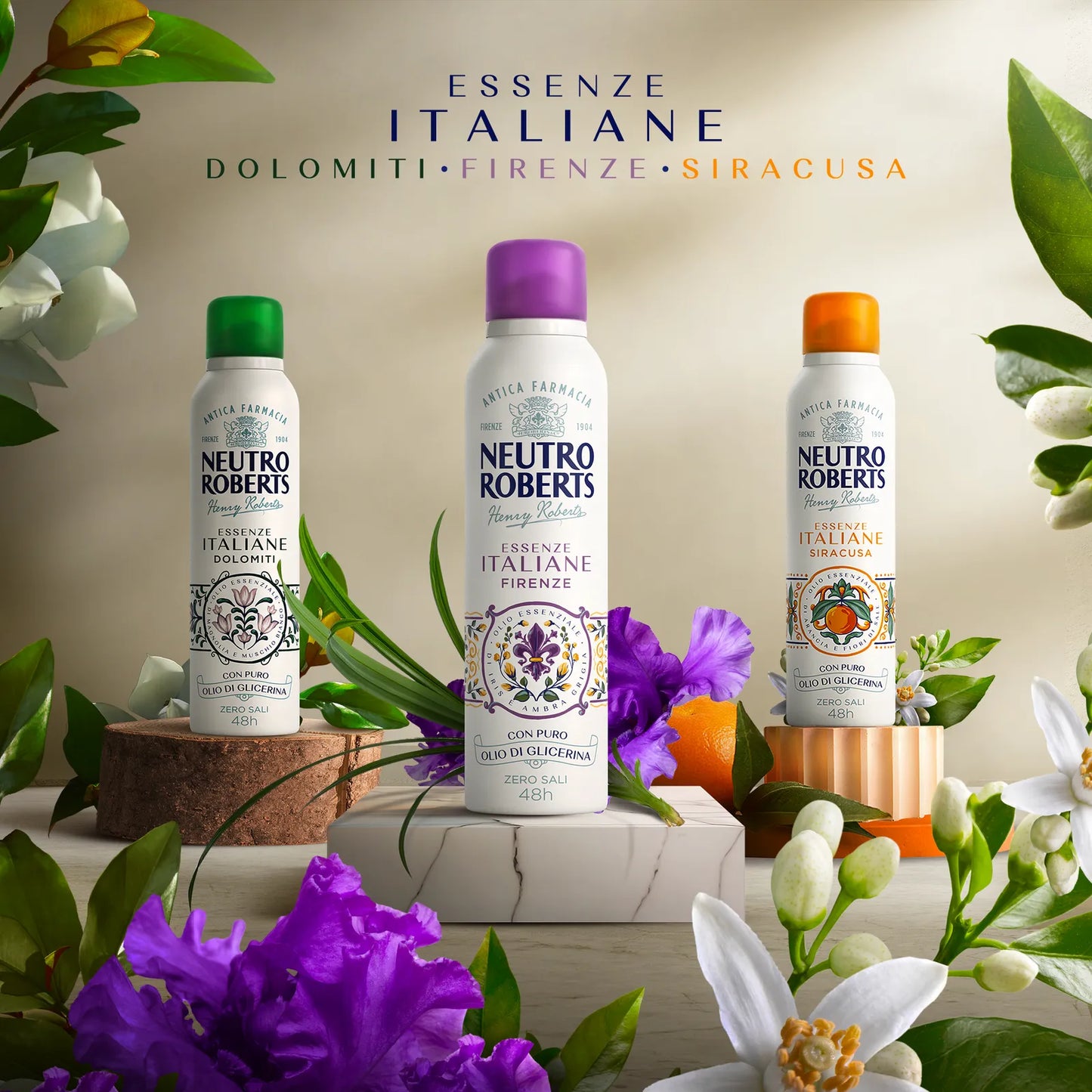 NEUTRO ROBERTS DEODORANTE SPRAY ESSENZE ITALIANE - 200ml