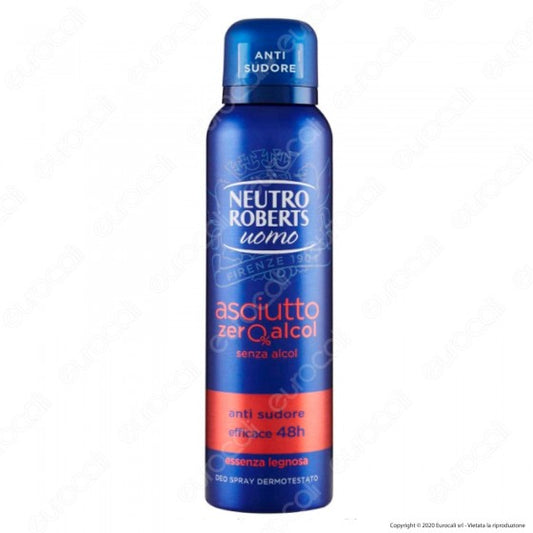 NEUTRO ROBERTS UOMO DEODORANTE SPRAY ASCIUTTO 150ml