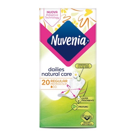 NUVENIA DAILIES NATURAL CARE ASSORBENTE REGULAR - 20pz
