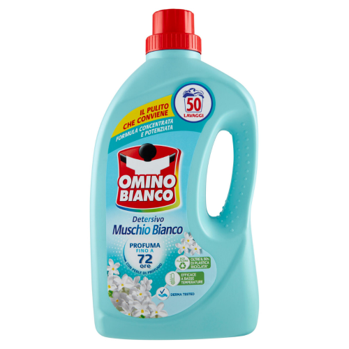 OMINO BIANCO DETERSIVO IGIENIZZANTE VARIE FRAGRANZE - 50 LAVAGGI