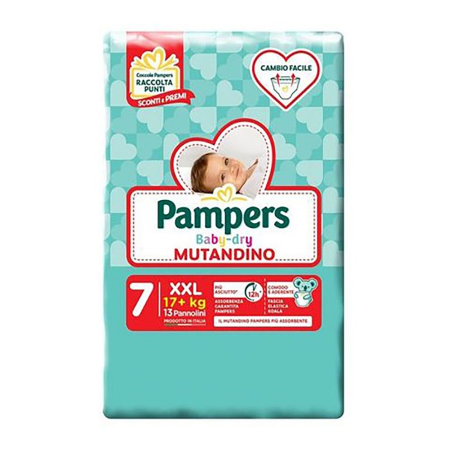 PAMPERS PANNOLINI BABY DRY MUTANDINO - VARI FORMATI