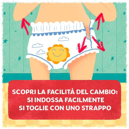 PAMPERS PANNOLINI SOLE E LUNA - MUTANDINO - VARI FORMATI