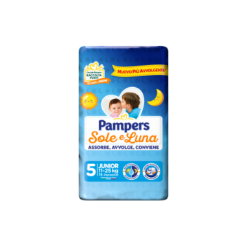 PAMPERS SOLE E LUNA PANNOLINI - VARI FORMATI