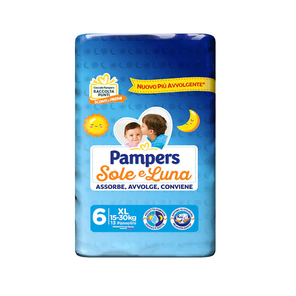 PAMPERS SOLE E LUNA PANNOLINI - VARI FORMATI