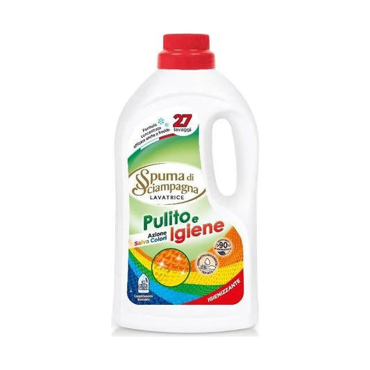 SPUMA DI SCIAMPAGNA DETERSIVO SALVA COLORI - 27 LAVAGGI - 1,2L