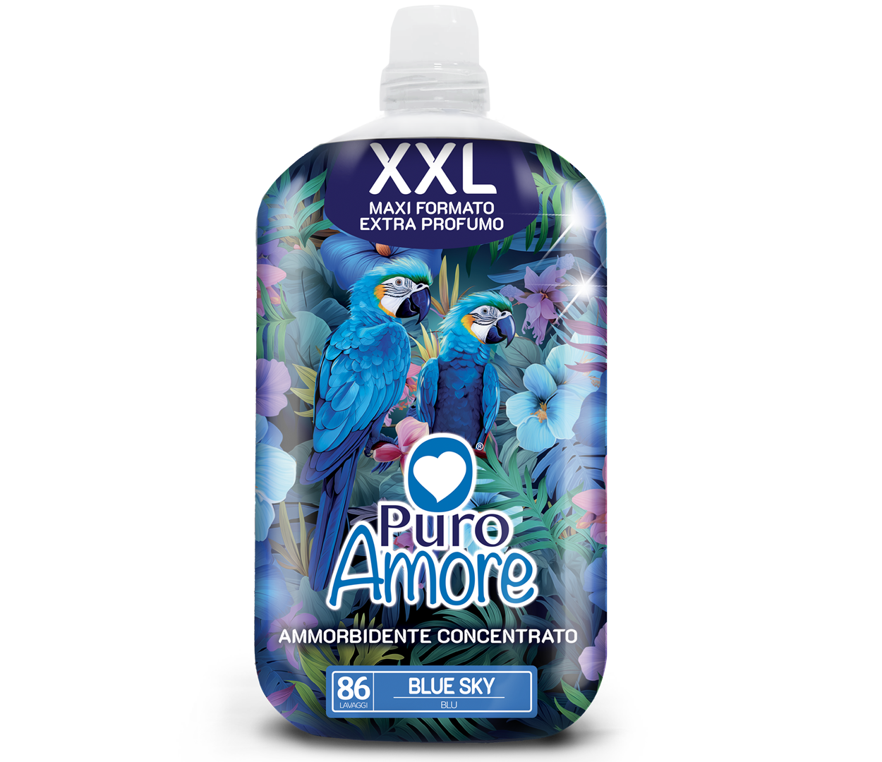 PURO AMORE AMMORBIDENTE CONCENTRATO XXL - 86 LAVAGGI 1.8L