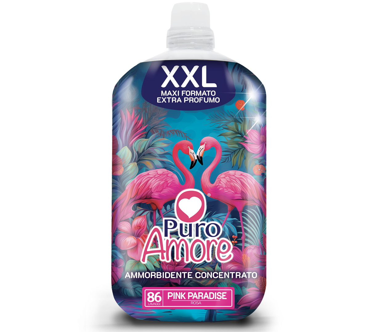 PURO AMORE AMMORBIDENTE CONCENTRATO XXL - 86 LAVAGGI 1.8L