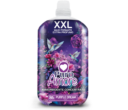 PURO AMORE AMMORBIDENTE CONCENTRATO XXL - 86 LAVAGGI 1.8L