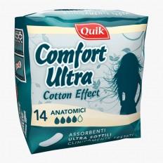 QUIK COMFORT ULTRA ASSORBENTI ANATOMICI ULTRA SOTTILI - 14pz