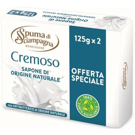 SPUMA DI SCIAMPAGNA SAPONE CREMOSO - 2x125g