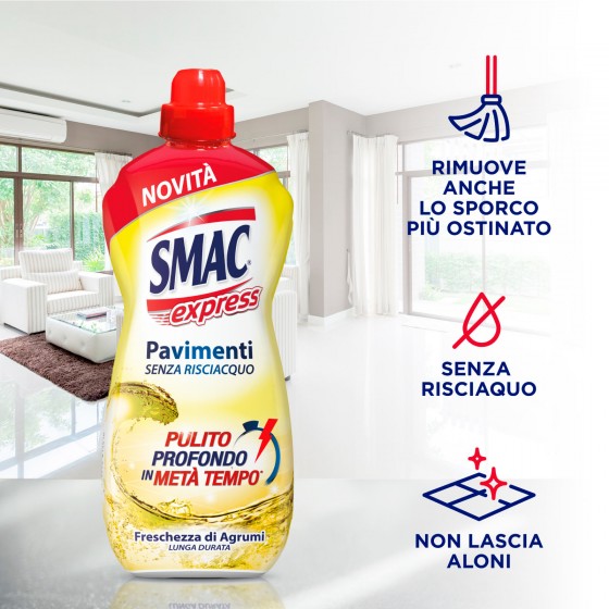 SMAC EXPRESS PAVIMENTI SENZA RISCIACQUO - 1L