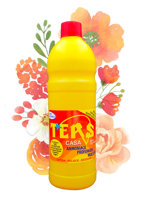 TERS AMMONIACA PROFUMATA MULTIUSO - 1L / 2L / 4L - VARI FORMATI