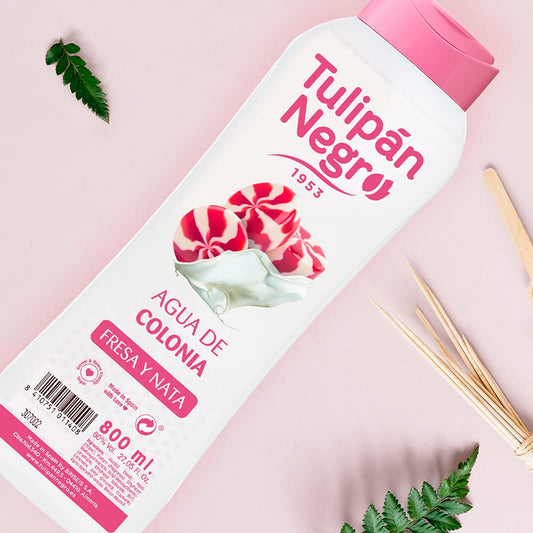 TULIPAN NEGRO ACQUA DI COLONIA FRAGOLA E PANNA - 800 ml