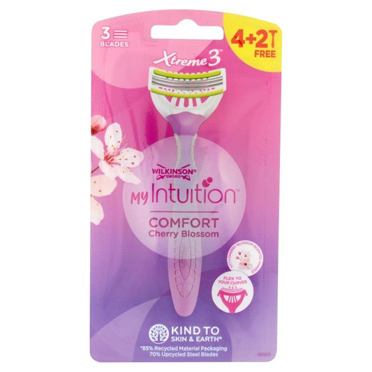 WILKINSON MY INTUITION COMFORT - RASOI TRIPLA LAMA - 6 pz